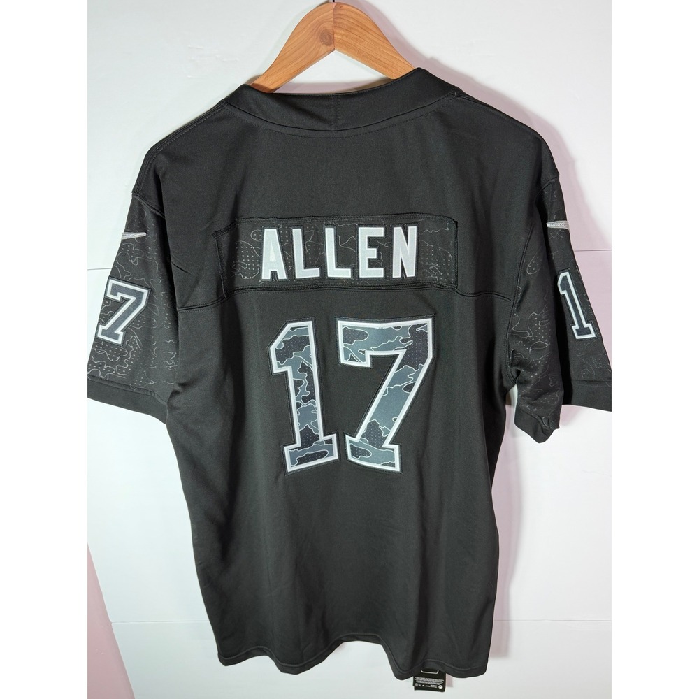 Nike Buffalo Bills Josh Allen 17 Jersey Black Camo Mens M NWT